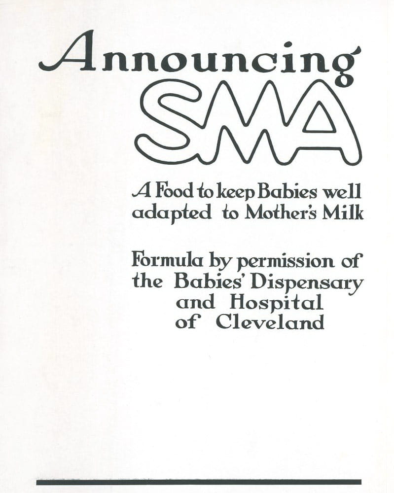 Advertisement promoting SMA circa 1923
