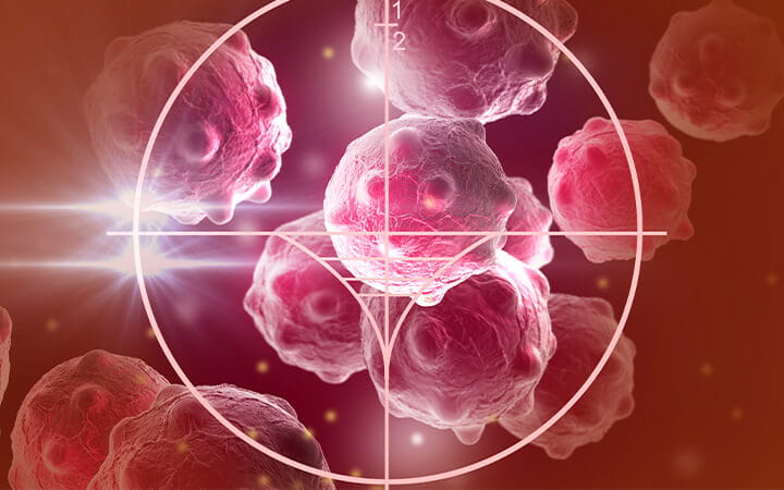 Illustration of cancer cells