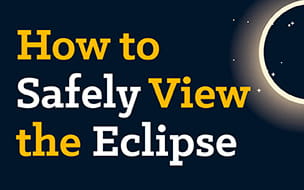 Infographic: How to Safely View the Eclipse
