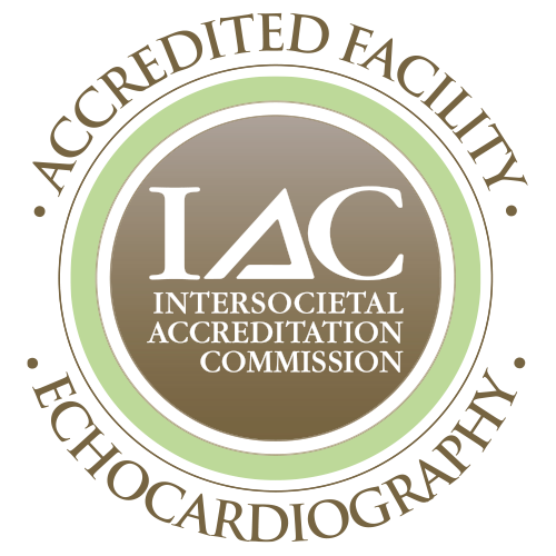 Accredited by The Intersocietal Accreditation Commission as an Echocardiography facility