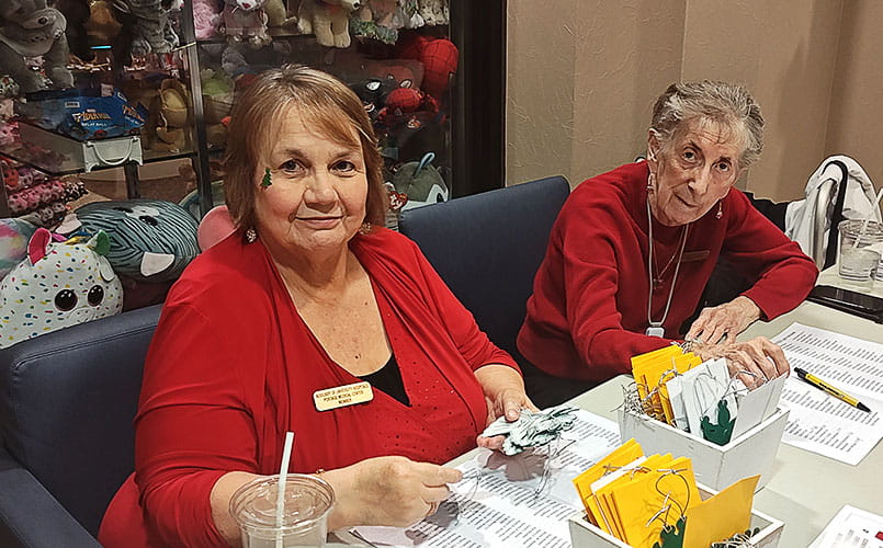 Sylvia and Jane, volunteers at UH Portage Medical Center
