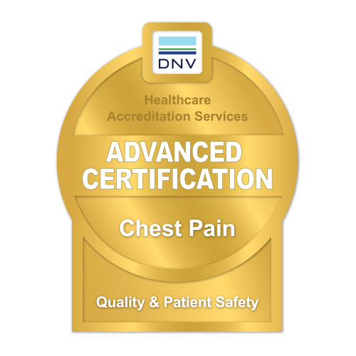 UH has received Advanced Chest Pain Certification (ACPC) from DNV