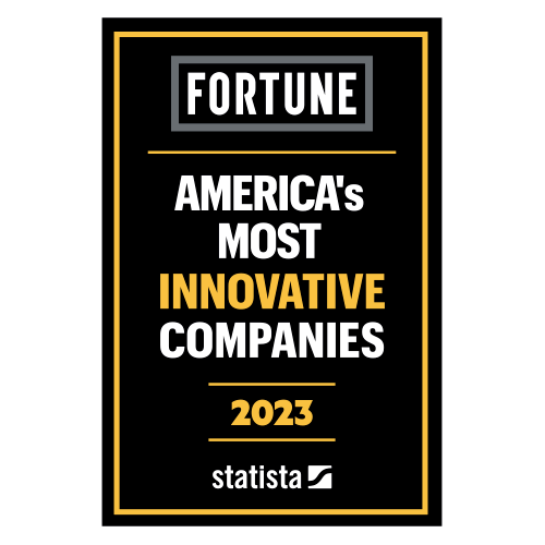 Named one of America's Most Innovative Companies by Fortune
