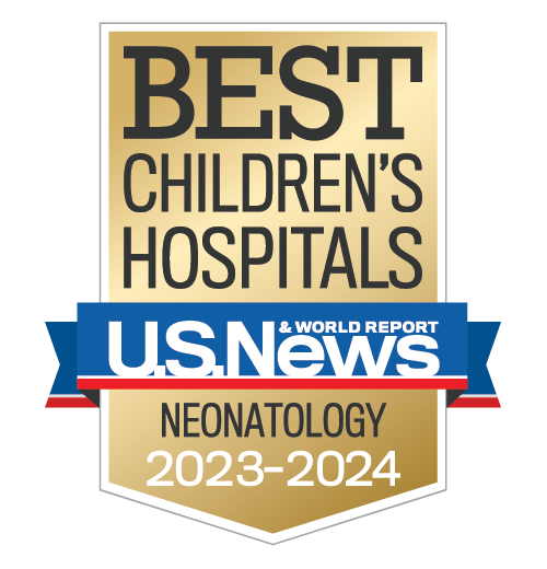 Named one of the Best Children's Hospitals for Neonatology by U.S. News & World Report
