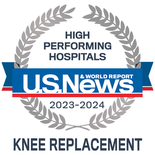 University Hospitals has been named a High Performing Hospital for Knee Replacement by U.S. News & World Report