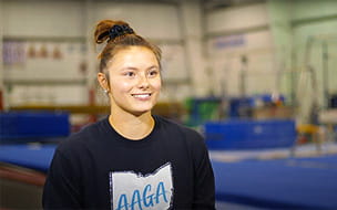 High School Gymnast Benefits From Personalized Care for Torn ACL