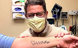 UH Heart Surgeon Leaves a Lasting Mark on His Patient