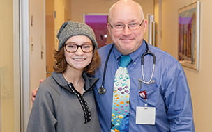 Young Patient's Cancer Care Journey Inspires Her Own Future