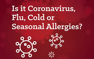 is it coronavirus, flu, cold or seasonal allergies?