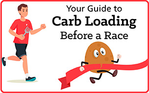 Infographic: Your Guide to Carb Loading Before a Race