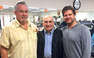 Anthony Galas, Dave Boyce and Mickey Diasio