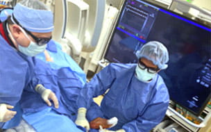 Limb salvage procedure in operating theater