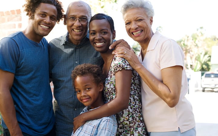 Multigenerational Black Family