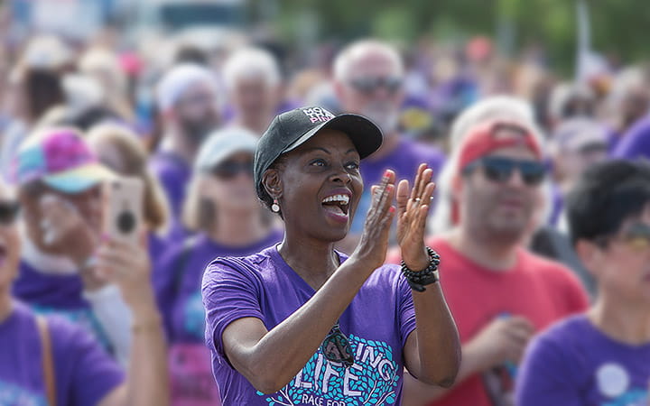 Bernadette Scruggs at The Gathering Place’s 2019 Race for Place, sponsored by UH Seidman Cancer Center