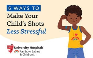 Infographic: 6 Ways to Make Your Child’s Shots Less Stressful
