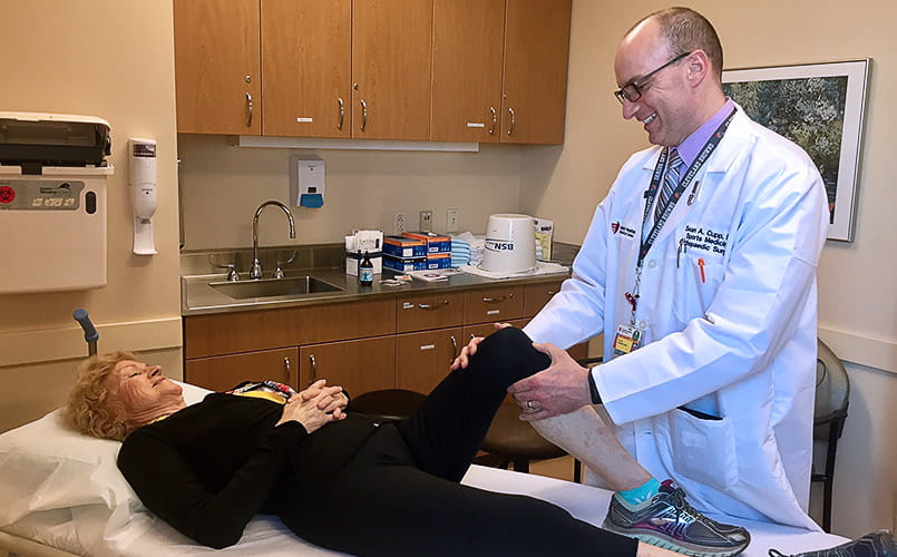 Agnes Smith in a therapy session with Sean Cupp, MD