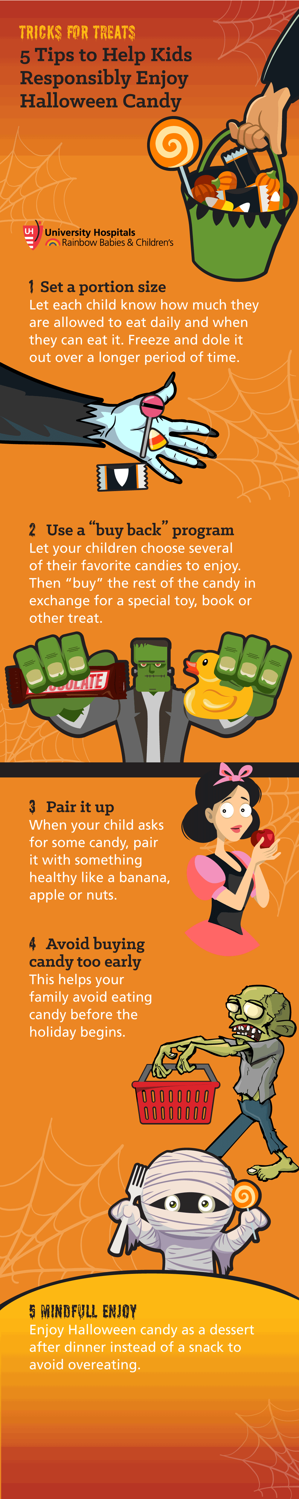 Tricks for Treats: Tips to help kids responsibly enjoy Halloween candy