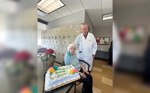 Coronary Bypass Surgery Patient Celebrates Her 102nd Birthday