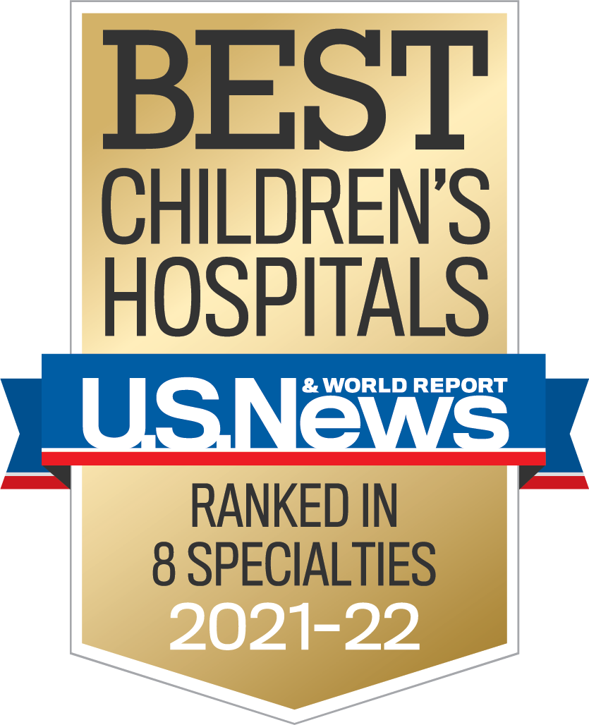 US News Best Children's Ranked in 8 Specialties