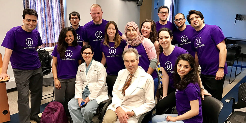 EEG/Epilepsy Couse Fellows with Dr. Hans Luders