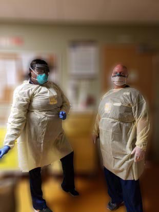 nurses in full PPE