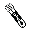 Icon of labelled test tube