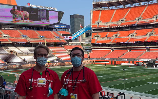 EM residents at Cleveland Browns First Energy Stadium