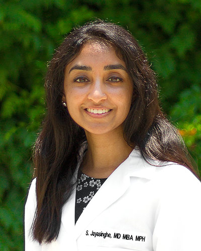 Samantha Jayasinghe, MD, MBA, MPH, MS