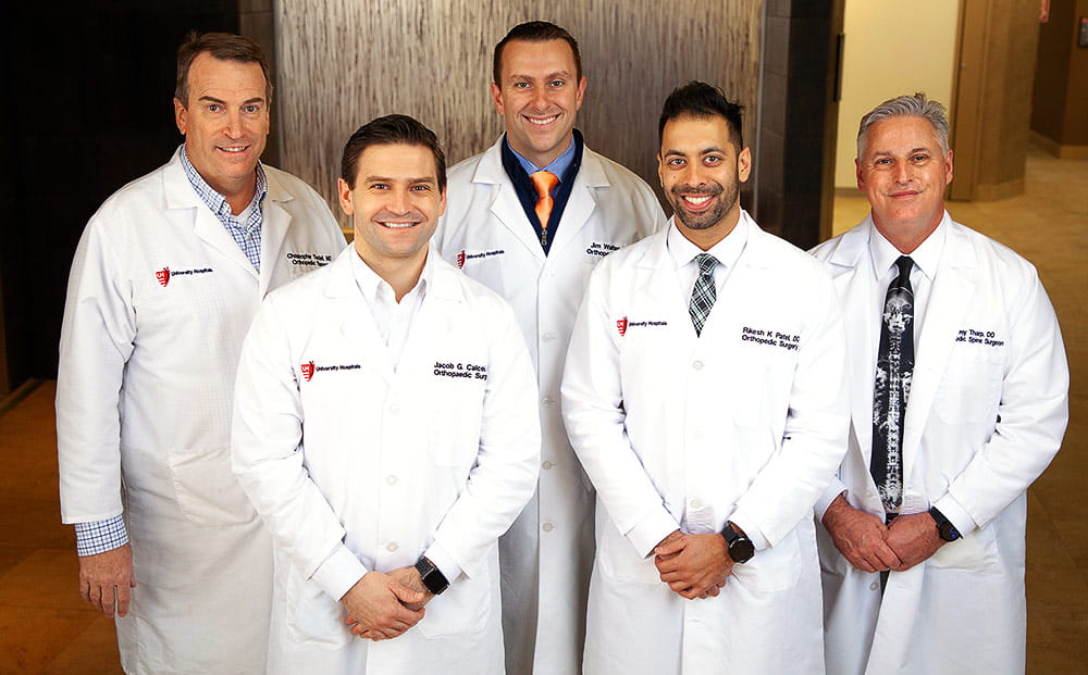 Christopher Tisdel, MD, Jacob Calcei, MD, James Walter, DO, Rikesh Patel, DO, and Jeffrey Tharp, DO