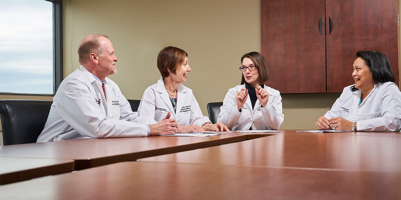 The UH Pain Management Institute team meets to ensure a holistic approach when treating patients with pain