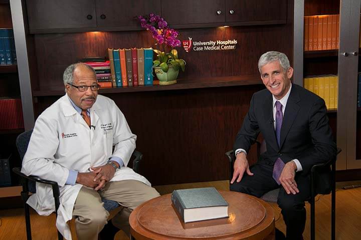 Dr. Jackson Wright with Dr. Daniel Simon