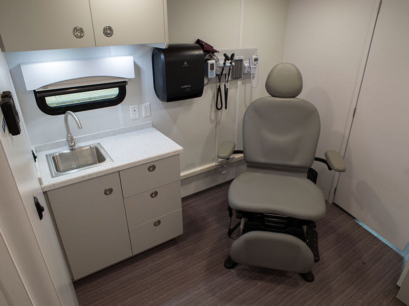 Mobile Research Unit exam room