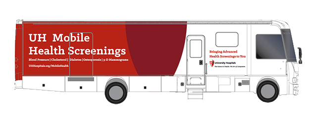 Illustration of UH Mobile Screening Vehicle