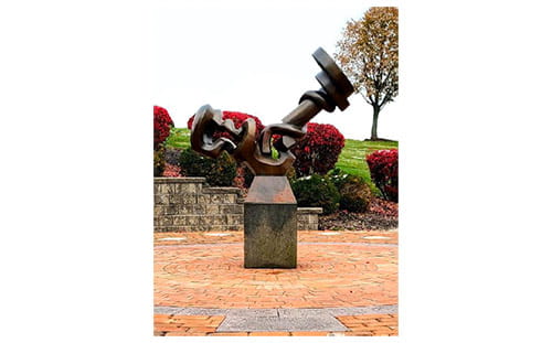 Isaac Witkin, Aaron’s Wand Variation, bronze, 2001