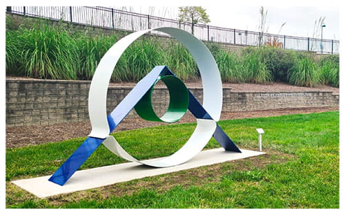 David Annesley, Big Ring, painted steel, 1967