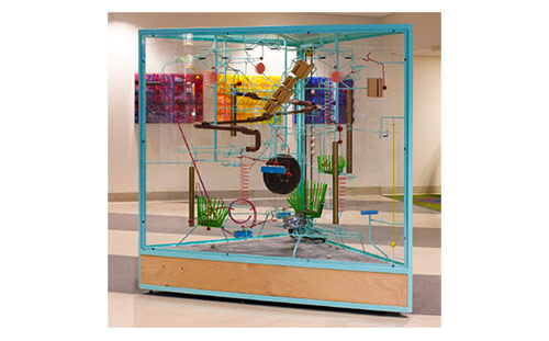 George Rhodes, Circus of the Spheres, kinetic sculpture, 1992