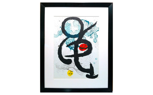 Joan Miro, Danse Barbare, lithograph on paper, 1963