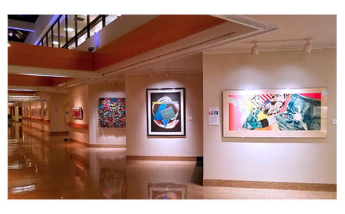 The Trudy Wiesenberger Gallery at UH Cleveland Medical Center
