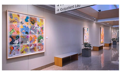 The Trudy Wiesenberger Gallery at UH Cleveland Medical Center