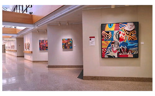 The Trudy Wiesenberger Gallery at UH Cleveland Medical Center