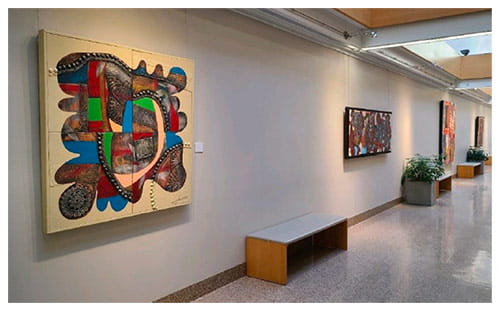 The Trudy Wiesenberger Gallery at UH Cleveland Medical Center