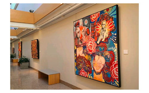 The Trudy Wiesenberger Gallery at UH Cleveland Medical Center