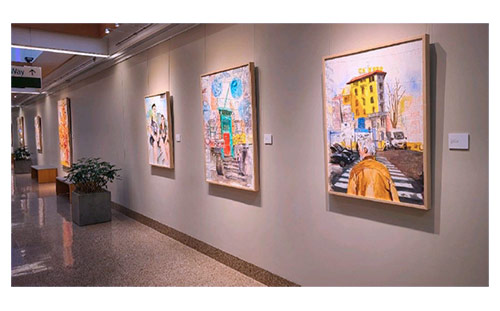 The Trudy Wiesenberger Gallery at UH Cleveland Medical Center