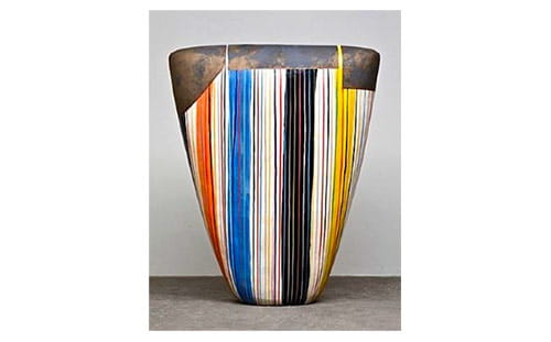 Jun Kaneko, Untitled, Dango Series, ceramic with glazes, 2009