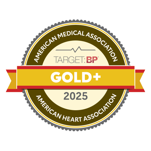 University Hospitals has been recognized by the American Heart Association with its Gold+ Target: BP Award