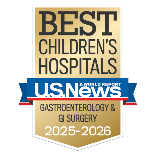 UH Rainbow Babies and Children’s was named a Best Children’s Hospital for Gastroenterology and GI Surgery 2025 – 2026 by U.S. News & World Report