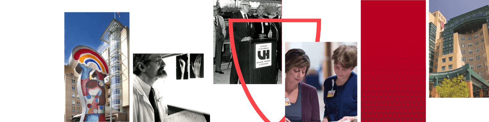 collage of UH photos