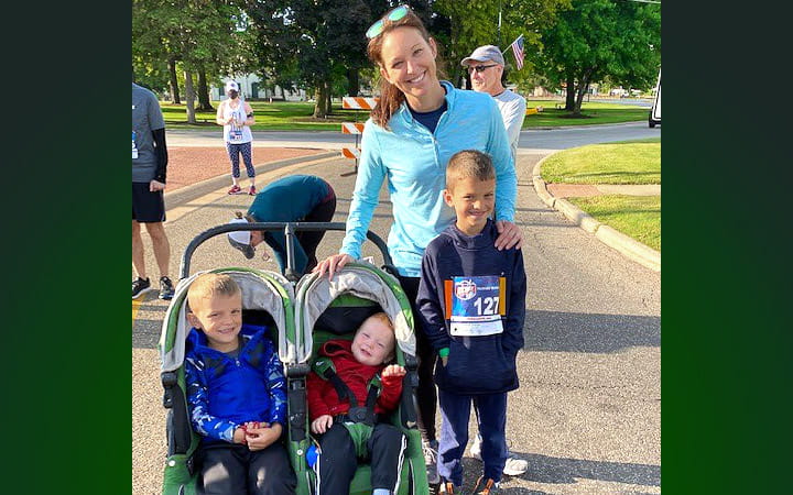 Amy and her three boys