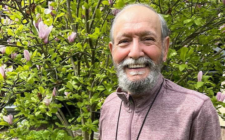 Sam Elkurd standing outside