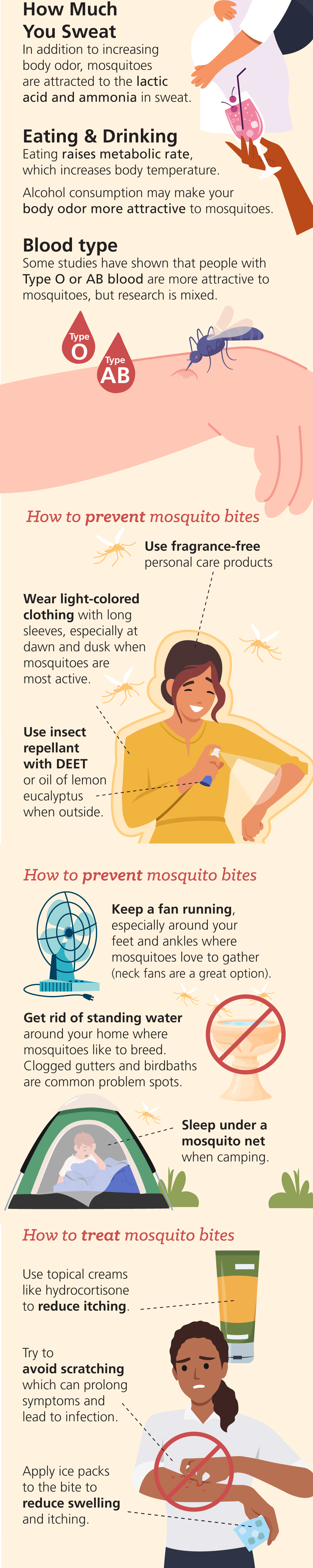 Infographic: Why Mosquitoes Love You (and How to Make Them Stop)
